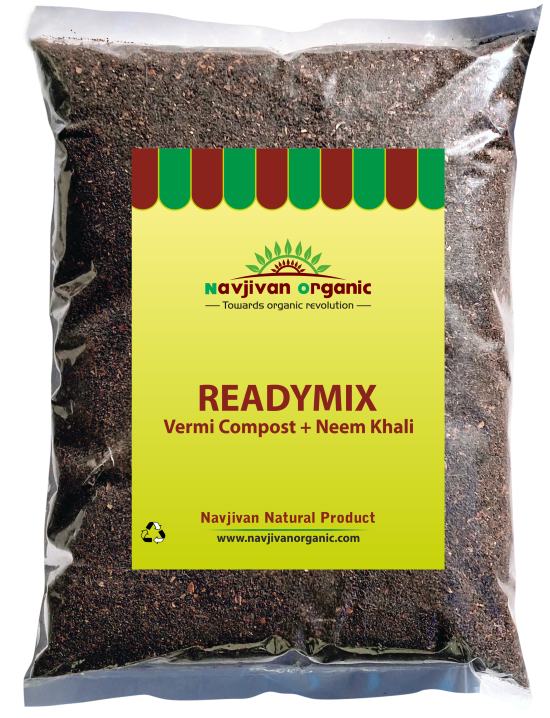 vermicompost and neem khali mix